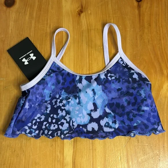 🏖️NWT: UNDER ARMOUR - Girls' Midkini 2 Piece - Size 5 - Picture 8 of 12